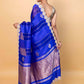 Royal Blue Cocktail Raw Mango Silk Saree