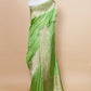 Liril Green Raw Mango Silk Saree