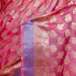 Maroon Tussar Silk Saree
