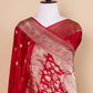 Red Baarat weaving Silk Saree