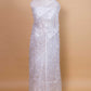 White Bird Embroidery Organza Saree