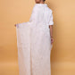 White Chikankari Embroidery Organza Saree