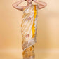 Light Yellow Embellished Organza Silk Saree