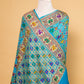 Sky Blue Ghatchola Bandhani Georgette Silk Saree