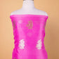 Onion Pink Organza Handwoven Suit