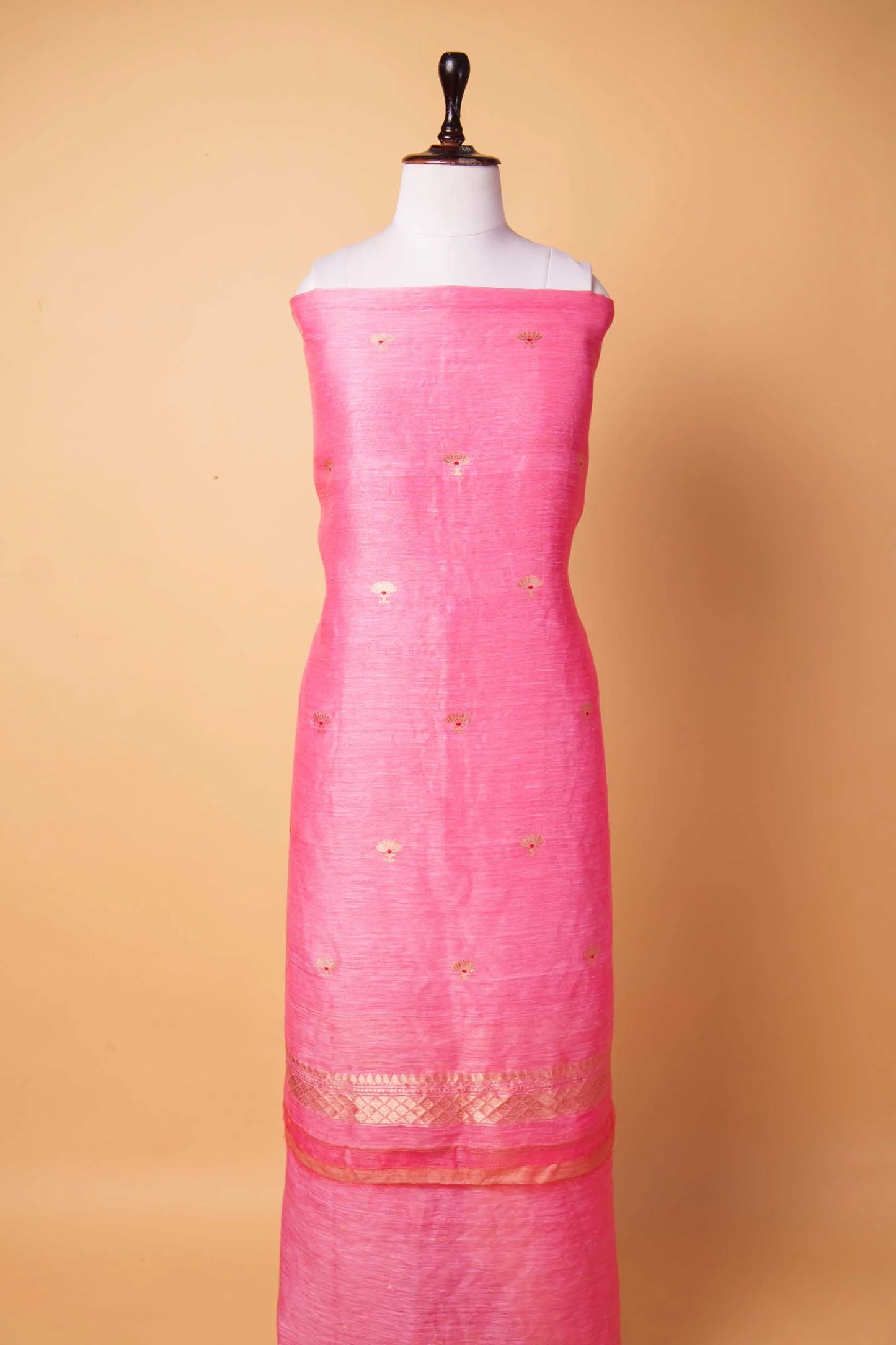 Peachy Pink Linen Suit Set