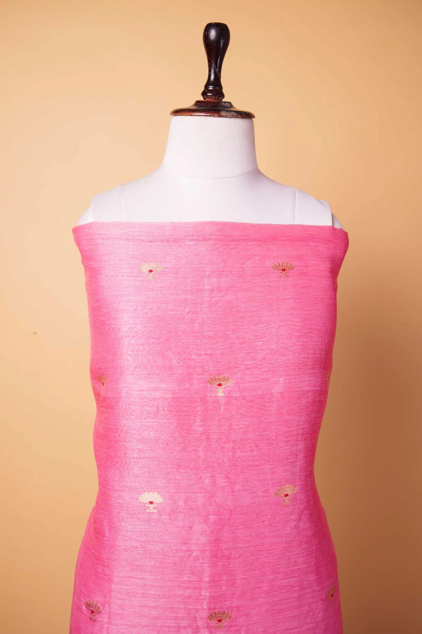 Peachy Pink Linen Suit Set