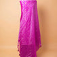 Magenta Handwoven Chiniya Silk Suit Set