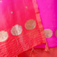 Peach and Pink Shaded Organza Suit