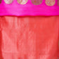 Peach and Pink Shaded Organza Suit