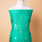 Sea Green Organza Handwoven Suit