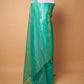 Sea Green Handwoven Chiniya Silk Suit Set