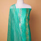 Sea Green Handwoven Chiniya Silk Suit Set