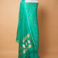 Sea Green Handwoven Chiniya Silk Suit Set