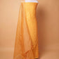 Rich Yellow Handwoven Chiniya Silk Suit Set