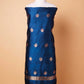 German Blue Puna Silk Weaving Co-ord Set