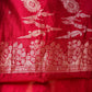 Brick Red Puna Silk Weaving Co-ord Set