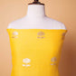 Yellow Linen Silk Weaving Co-ord Set