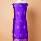 Violet Puna Silk Weaving Co-ord Set