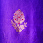 Violet Puna Silk Weaving Co-ord Set