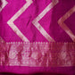 Magenta Puna Silk Weaving Co-ord Set