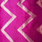 Magenta Puna Silk Weaving Co-ord Set