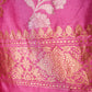Dusty Rose Puna Silk Weaving Co-ord Set