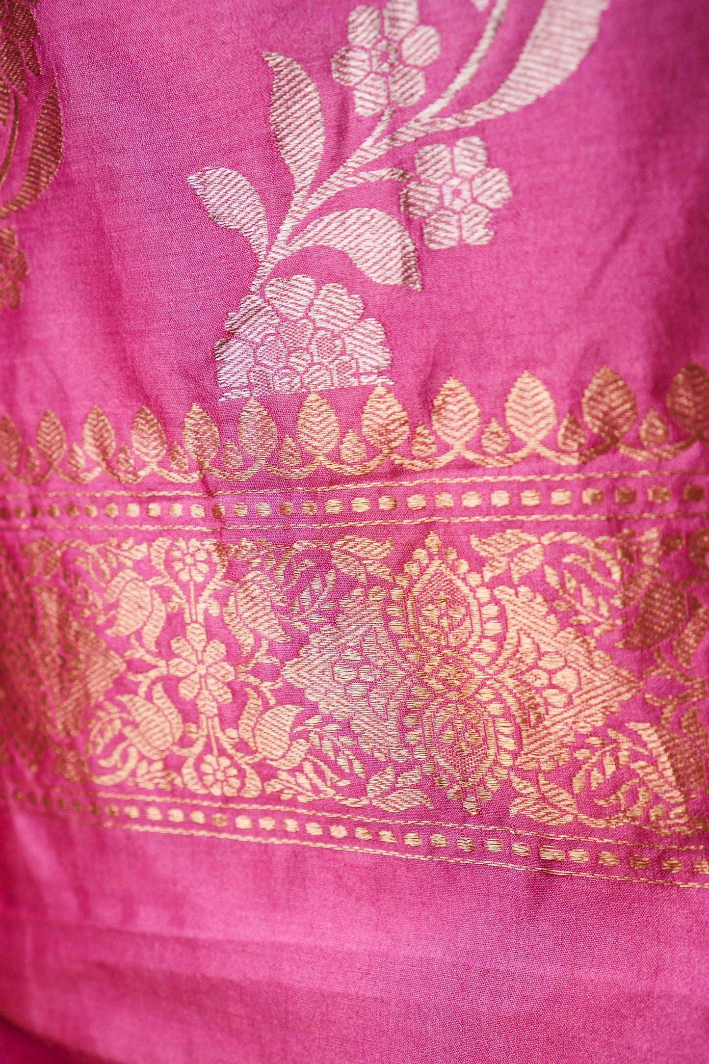 Dusty Rose Puna Silk Weaving Co-ord Set