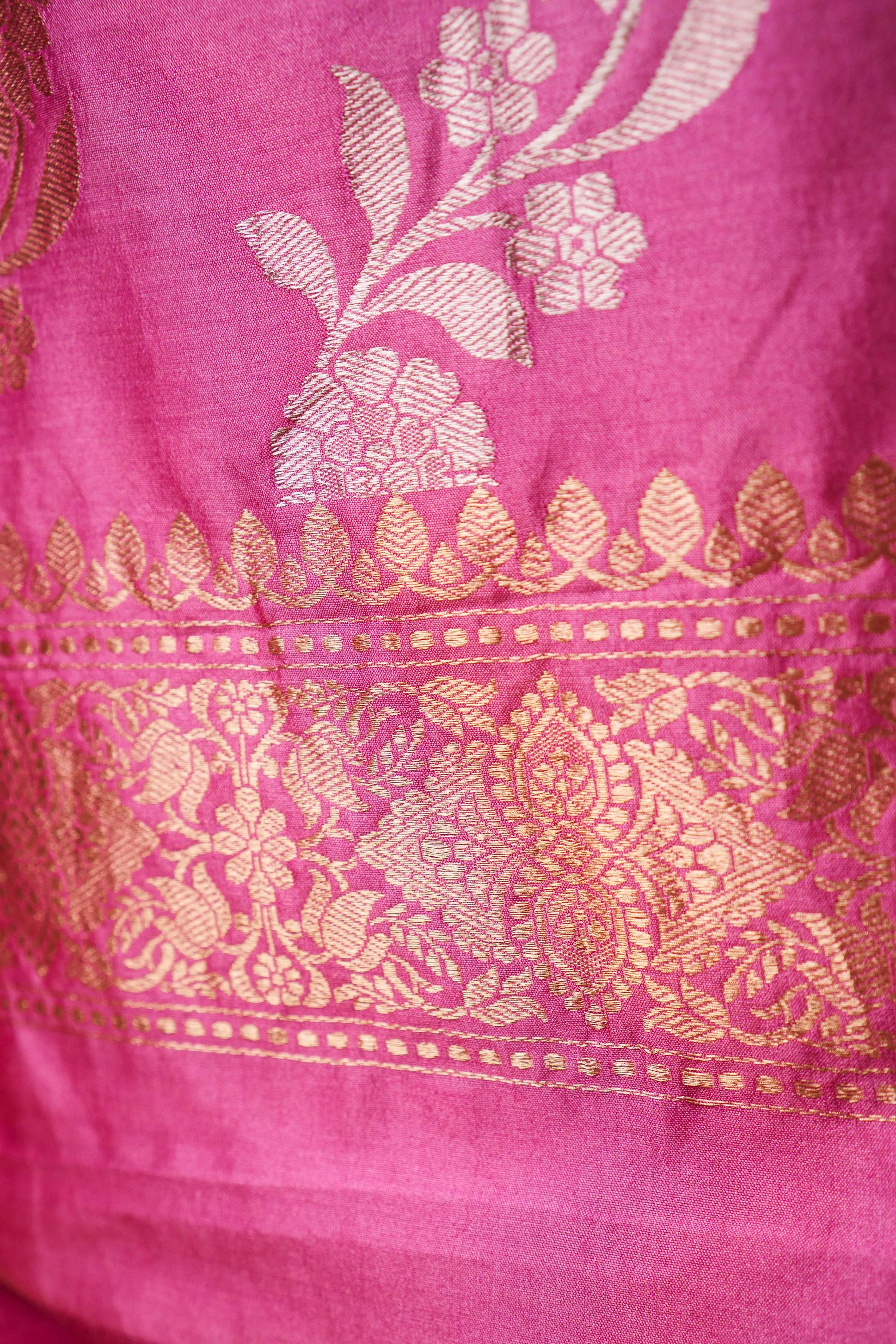 Dusty Rose Puna Silk Weaving Co-ord Set