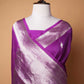 Magenta Banarasi Ghat Weaving Organza Silk Saree