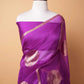 Magenta Kadhua Organza Silk Saree