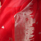 Red Banarasi Ghat Weaving Organza Silk Saree