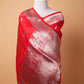 Red Banarasi Ghat Weaving Organza Silk Saree