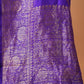 Purple Handwoven Raw Silk Saree