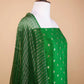 Bottle Green Handwoven Chiniya Silk Suit Set