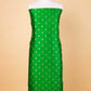 Bottle Green Handwoven Chiniya Silk Suit Set