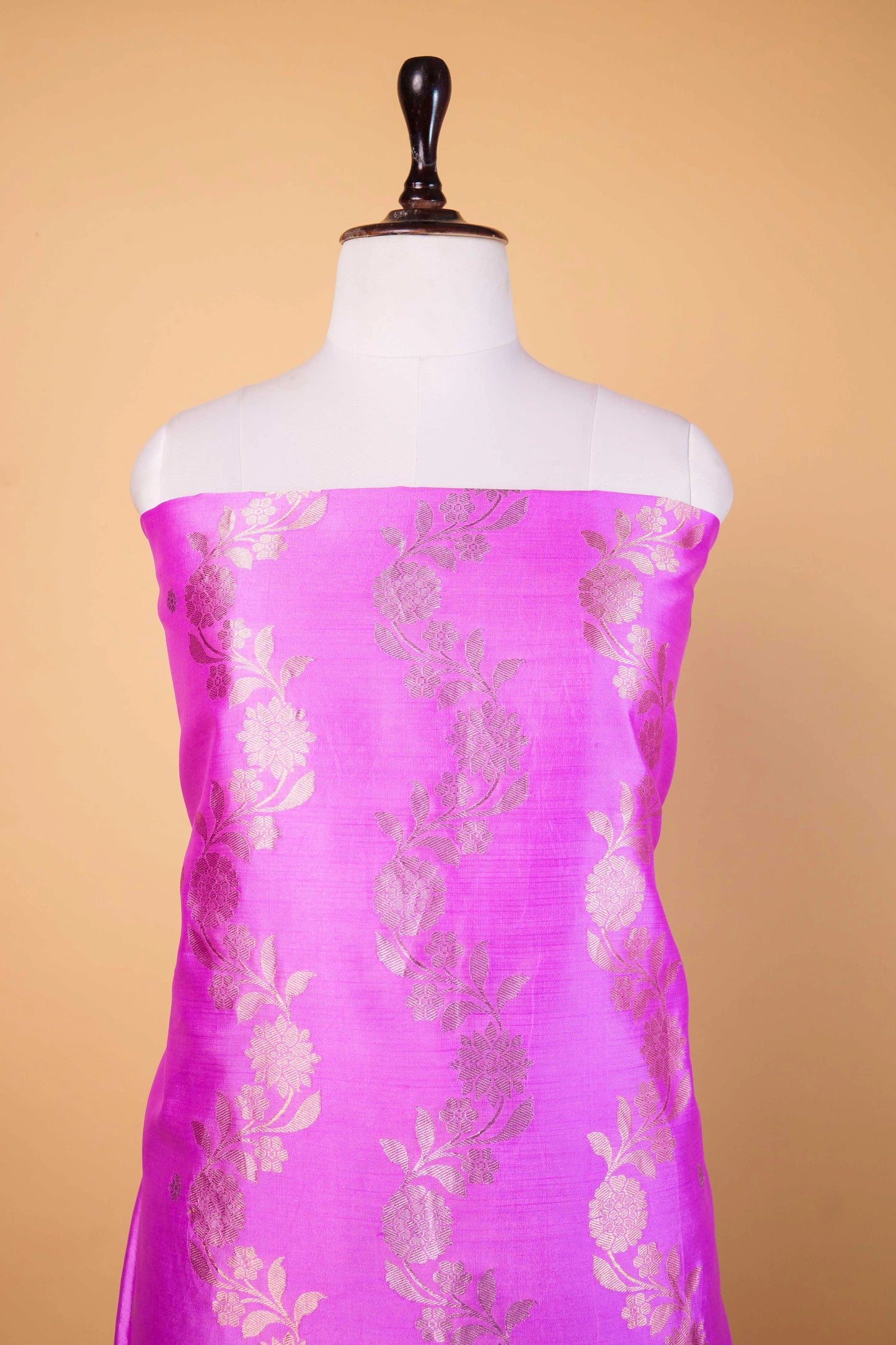 Lavender Handwoven Chiniya Silk Suit Set