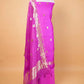 Purple Handwoven Chiniya Silk Suit Set