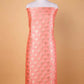Peach Handwoven Chiniya Silk Suit Set