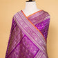 Purple Sona Rupa Katan Banarasi Silk Saree