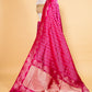 Hot Pink Sona Rupa Katan Banarasi Silk Saree