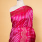Hot Pink Sona Rupa Katan Banarasi Silk Saree