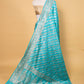 Firozi Blue Sona Rupa Ada Weaving Katan Silk Saree