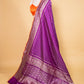 Purple Sona Rupa Katan Banarasi Silk Saree