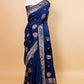 Royal Blue Multi Resham Fancy Silk Saree