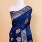 Royal Blue Multi Resham Fancy Silk Saree