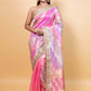 Purple & Pink ada Rangkat Organza Silk Saree