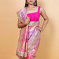 Purple & Pink ada Rangkat Organza Silk Saree
