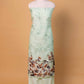 Pista Green Floral Digital Print Chanderi Suit