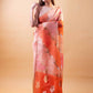 Orange & Pink Ada Rangkat Kadhua Organza Silk Saree
